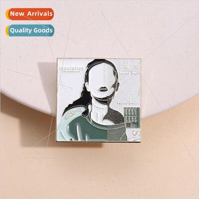 Music Album Cover Brooch Tyrus Memorial  Enamel Pin Book Bag