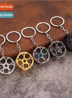 Car tuning wheel keychain pieces Lotus wheel alloy accessori