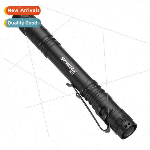 2 AAA batteries LED pen flashlight outdoor portable penlight