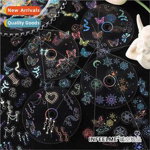 Small fan saming firefly PET hot three-dimensional color sil