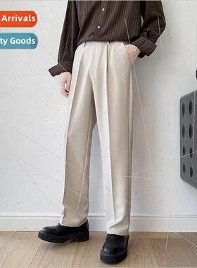 Autumn and winter new draping boys wide-legged pants straigh