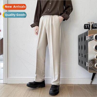 Autumn and winter new draping boys wide-legged pants straigh