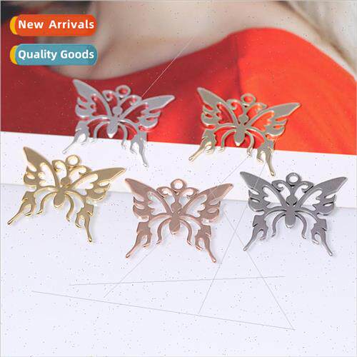 18K gold clad color preservation handmade material butterfly