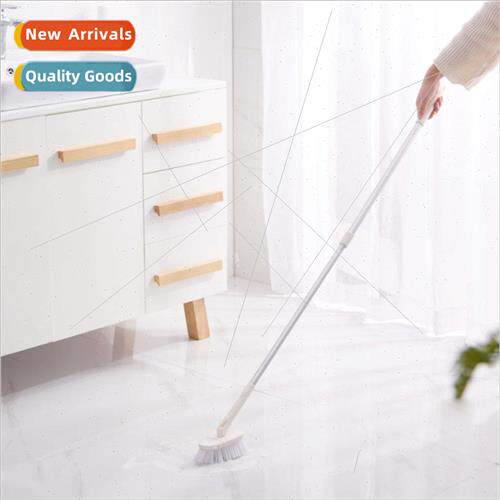 Household retractable floor brush rotatable tile brush bathr