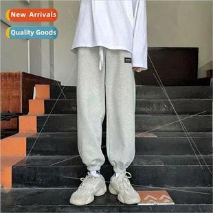 pants spring 2021 Gray and mens new autumn sweatpants