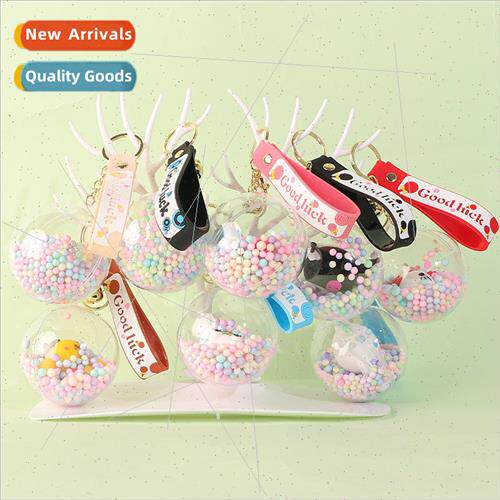 Cute cute doll Sanrio keychain pendant ball keychain bag acc