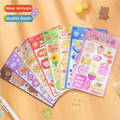Smell stickers semi-sweet cheese series hand-painted cartoon