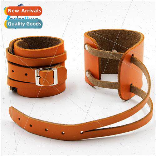 Fitness wrist guards men cowhide leather wrist guards weight