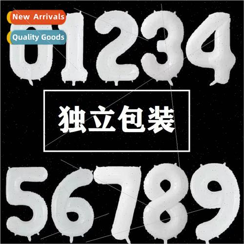 New 40-inch American  of the white large numbers aluminum ba