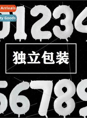 New 40-inch American  of the white large numbers aluminum ba