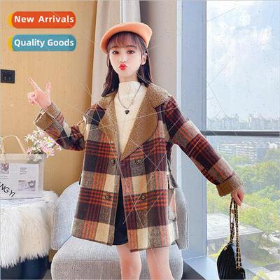 New childrens clothing girls fashion jacket fall and winter