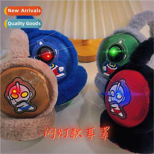 2023 new childrens earmuffs winter boys plush cute ears anti