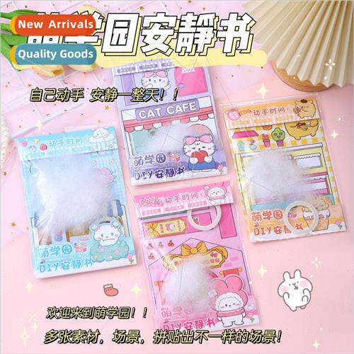 Bag cartoon Moe Land quiet book cute hands-free cutting smal