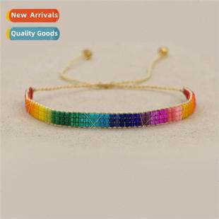 personalized handmade fashion beads geometric rice Bohemian