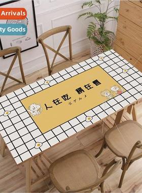 Leather tablecloth household odorless simple waterproof oilp