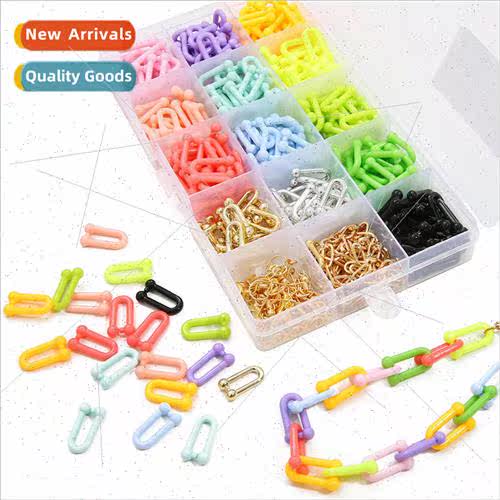 Acrylic Korean handmade chain u-shaped large chain thick loo