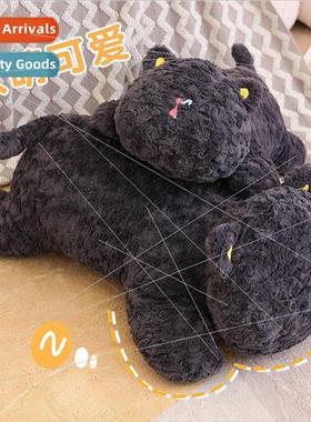 New cute black cat doll skin-friendly soft childrens compani