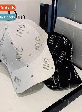 New spring and summer hats female rhinestone leisure with sm