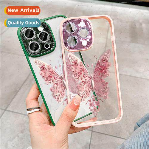 适用 Apple 15promax Salon Butterfly Phone Case iPhone 15 Ste