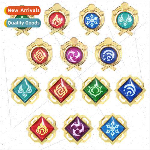 al God Peripheral Gods Eye Cartoon Brooch Seven Elements Bad