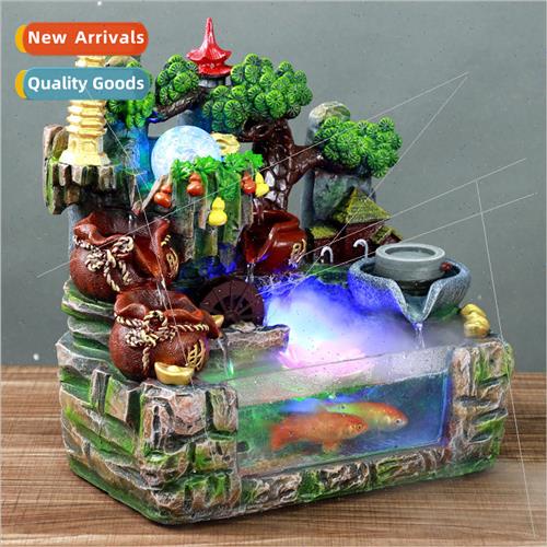 Obligatory wigwam flowing fountain attracting wealth ornamen