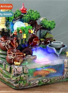 Obligatory wigwam flowing fountain attracting wealth ornamen