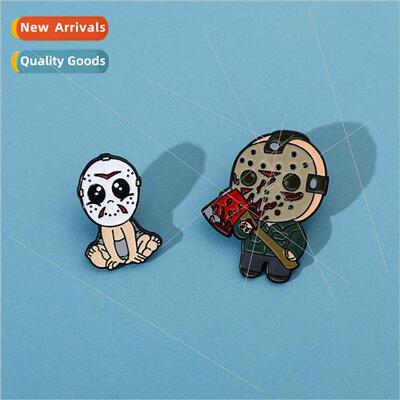 Cartoon creative personality Halloween pin horror film and