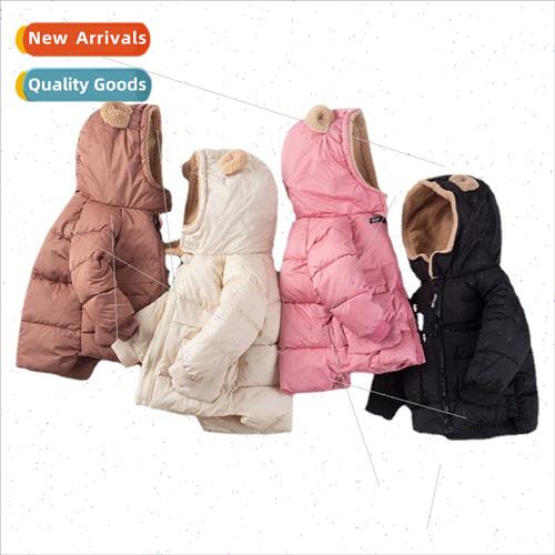 Sizi Beibi boys fall and winter cotton clothes hooded childr