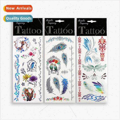 Cartoon tattoo sticker set waterproof cute animal dinosaur d