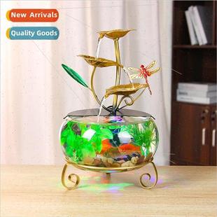 fish tank wealth wind attract pool desktop mple ornaments