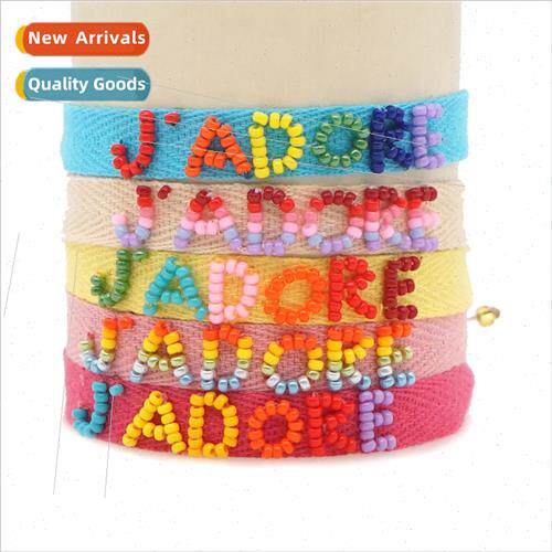 mple Bohemian Webbing Couples Bracelet MGB Rice Beads Hand W