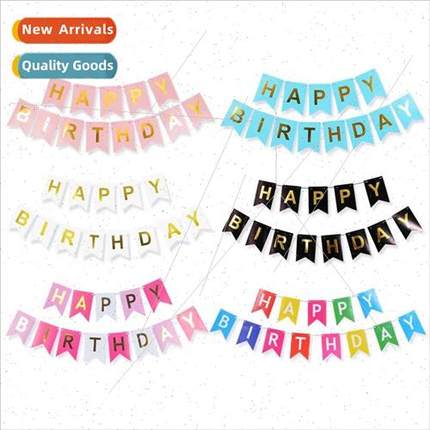 Party Pull Flags Babys Birthday Decoration Birthday Tuxedo F