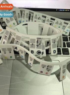 licone Piano Key Note Stickers Guide Repeatable Piano Sticke