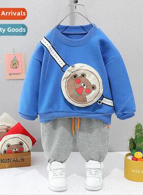 Autumn new boys cartoon childrens clothing Korean  of the be