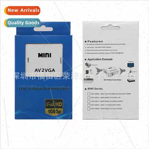 AV to VGA Video Converter AV TO VGA HD Video Converter AV2VG