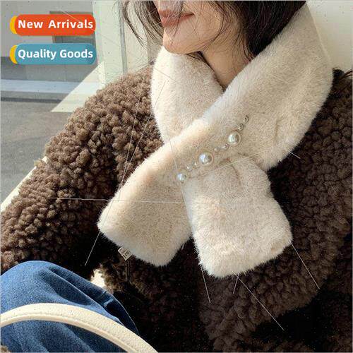 Pearl fur scarf imitation rabbit hair female furry winter wa