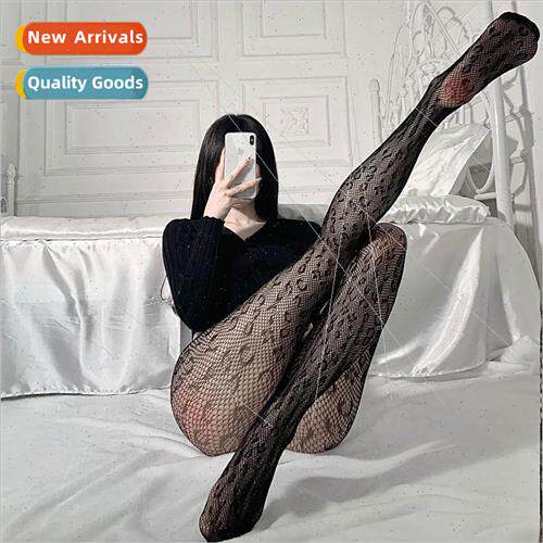 Leopard sexy mesh stockings spring and summer female new fem