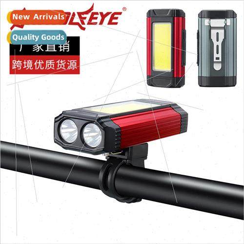 New multifunctional LED strong light bike light flashlight o图片