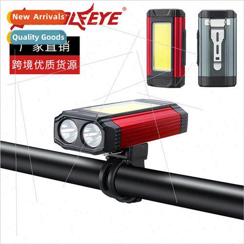 New multifunctional LED strong light bike light flashlight o