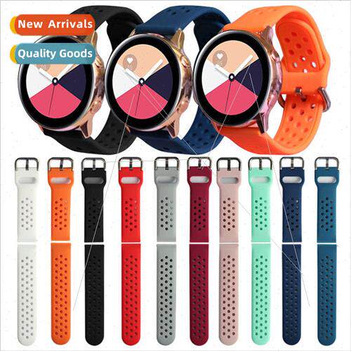 适用 samsung galaxy watch active2 silicone watch band breath