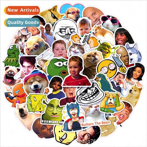 100 Funny Emoji Stickers Helmet Computer Laptop Electric Veh