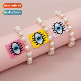 Design  baroque natural pearls imported rice beads hand-wove