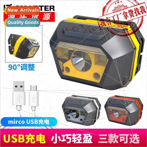 New portable fast-charging LED sensor headlamp lithium batte