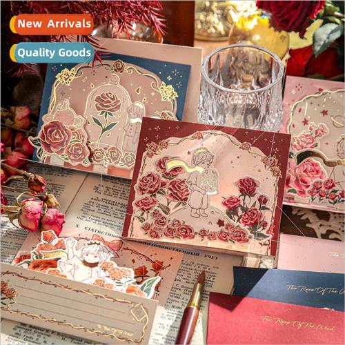 Wind of the Rose Series Greeting Cards Vintage terature Ster