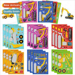 truck DIY new pack eng stickers engineering change 6pcs face