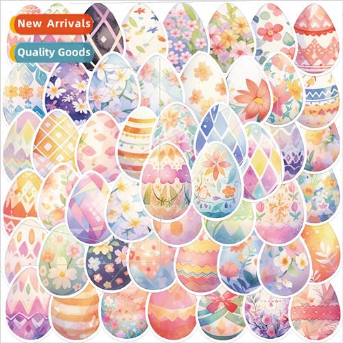 50 Easter Egg Stickers Decorative Guitar Laptop ggage DIY Wa