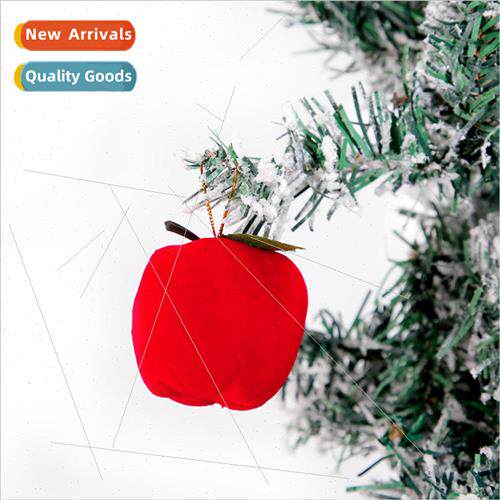 Multi-size foam red apple pendant Christmas  window decorati