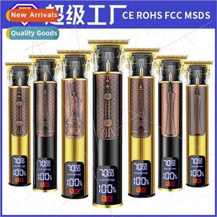 oil head electric Hairdresser clippers LCD push rechargea