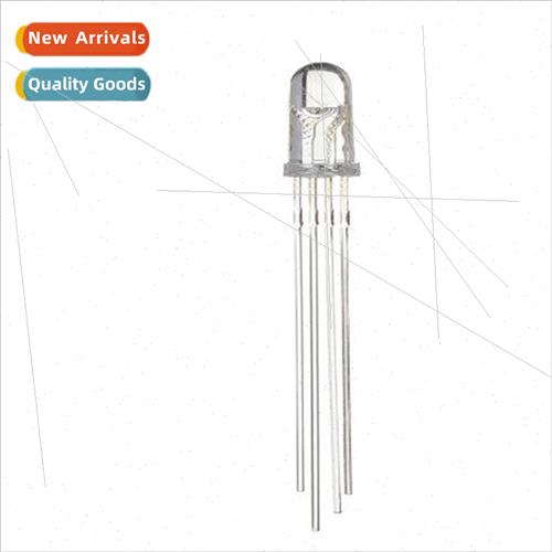 50pcs LED ght Emitting Diode RGB Common Cathode 4 Pin F5 5MM