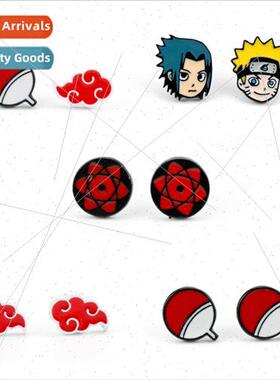 Japans anime Naruto Naruto Kakashi earrings drop oil cute ca